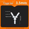 Y-Type Tee Barb Hose Connector for Water and Oxygen