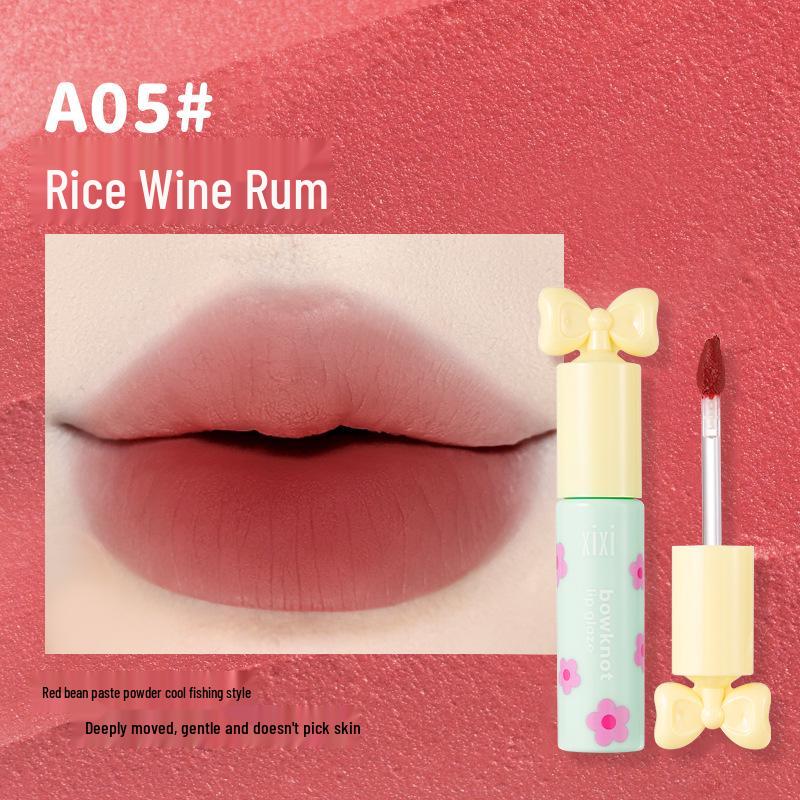 Xixi Manta Velvet Mist Lip Glaze: Natürlich, Langanhaltend, Abriebfest, Weiche Textur, Aufhellend, Für alle Hauttöne geeignet.