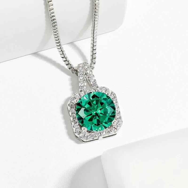 1 Pcs Luxury Cool Wind Silver Plated Copper Pendant With Stainless Steel Chain Combination Of Collarbone Necklace