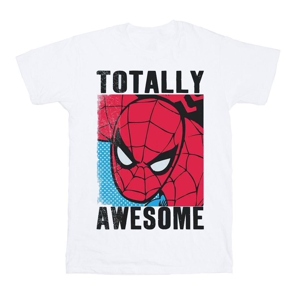 Marvel Mens Spider-Man Totally Awesome T-Shirt