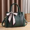 Borse con manico superiore Borsa da donna Modello coccodrillo Borse tote in ecopelle Borse a tracolla Borsa con cerniera Borsa da lavoro Borsa a tracolla vintage da donna