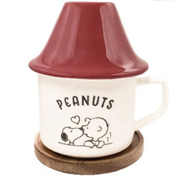 

Kamio Japan Snoopy Coffee Drip Set Heart Chuttu 083707 Dripper Mug Coaster