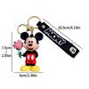 Disney Set di Portachiavi Personaggi Serie Floreale di Topolino e Minnie Carino Cartone Animato Bouquet Portachiavi per Coppia Modello Floreale Borsa Regalo