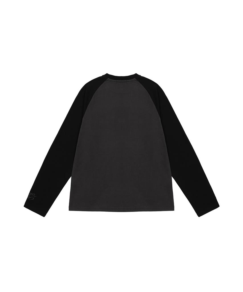 Tibioeseu Architect Raglan Long Sleeve Black
