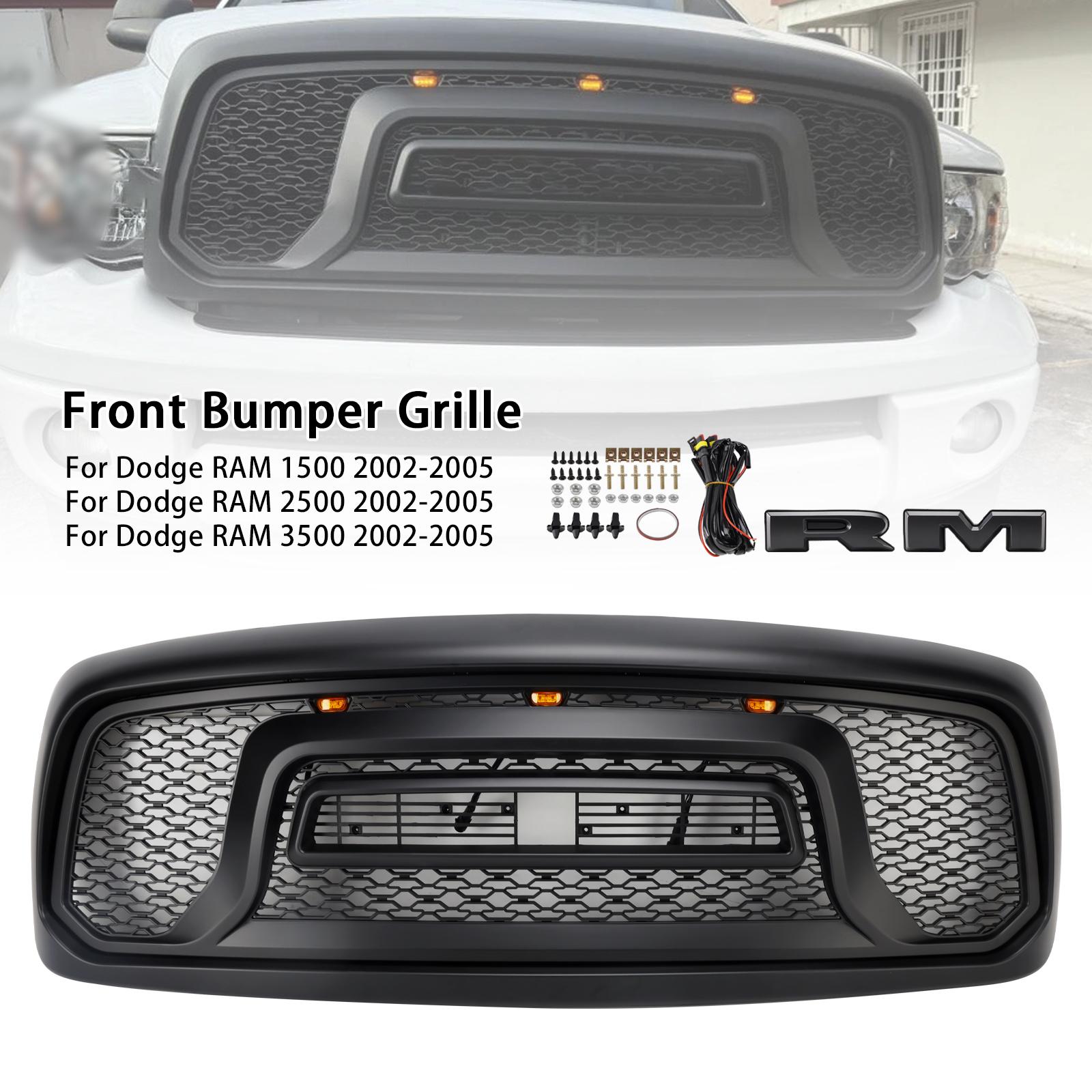 Решетка переднего бампера Подходит для Dodge RAM 1500/2500/3500 2002-2005 Стиль Rebel