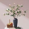 Real Touch Artificial Lilac Flower Elegant Fake Flower Silk Lilac Flower Branch  Home Office Decor