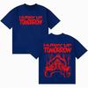 Modisches Lässiges Streetwear T-Shirt Für Musikfans The Weeknd Beeil Dich Morgen Print Lässiges Komfort Top Unisex Und Unisex T-Shirt
