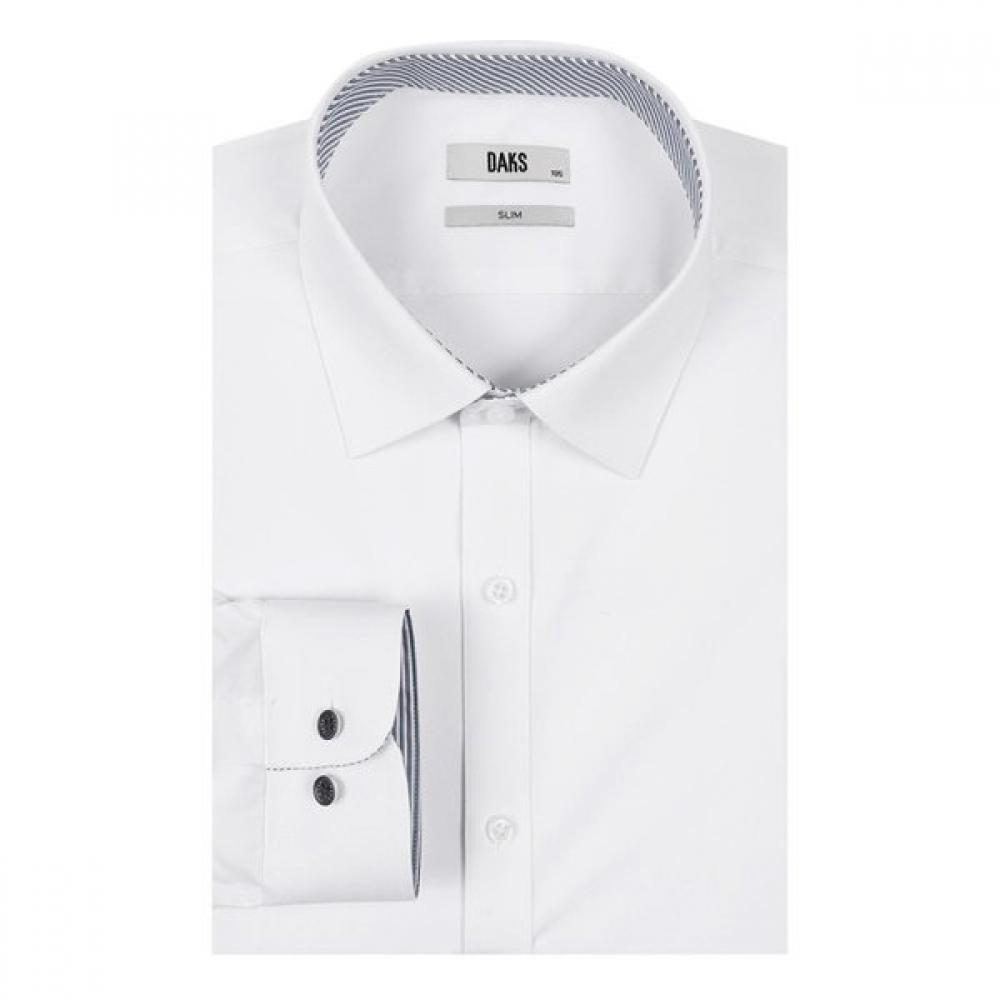 DakS Men S eaSy Care Stretch Slim Fit dreSS Shirt polyeSter Blend dmp3Shdl301a1 