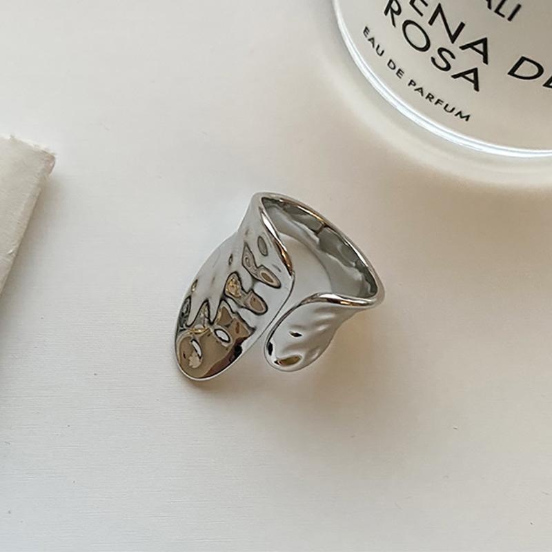Stainless Steel Minimalist Rings for Women Couples New Fashion Vintage Punk Irregular Geometric Birthday Party Jewelry Gifts