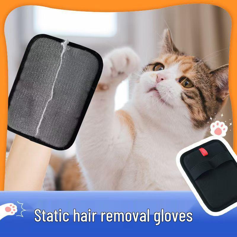 Pet Hair Removal Glove & Brush – Comb and Lint Remover for Cats