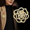 Autumn And Winter Full Of Diamonds, Rose Clothes, Corsage Temperament, Fashionable Flower Brooch, Classic Rose Accessories