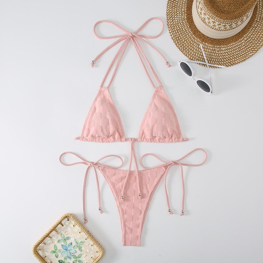 Sexy Triangle Bikini Women's Swimsuit 2026 Swimwear Micro Thong Bikinis Sets Trend Two-piece Bathing Suit for Female Beach Wear