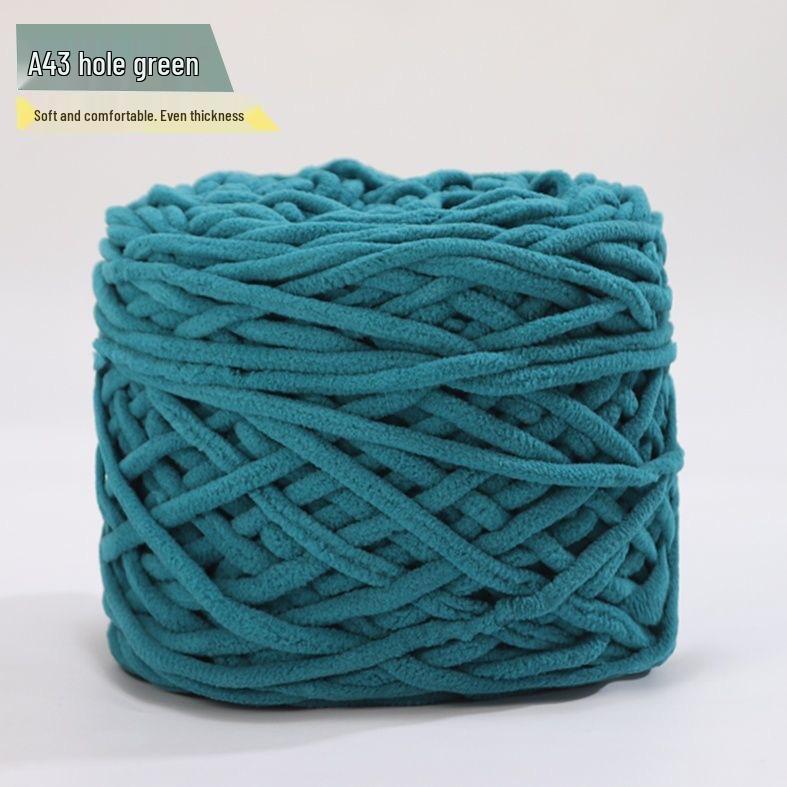 Handgjord Tjock Halsduksgarnboll - Mjuk DIY Stickning & Virkning