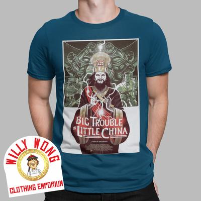 Big Trouble In Little China T-Shirt Retro Movie Poster 80s Classic Vintage Town Unisex T-Shirt