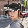 Summer Ice-Cool Women's Baseball Cap with High Ponytail Quick-Drying UPF Protection UV Blocking Sunscreen Billed Hat