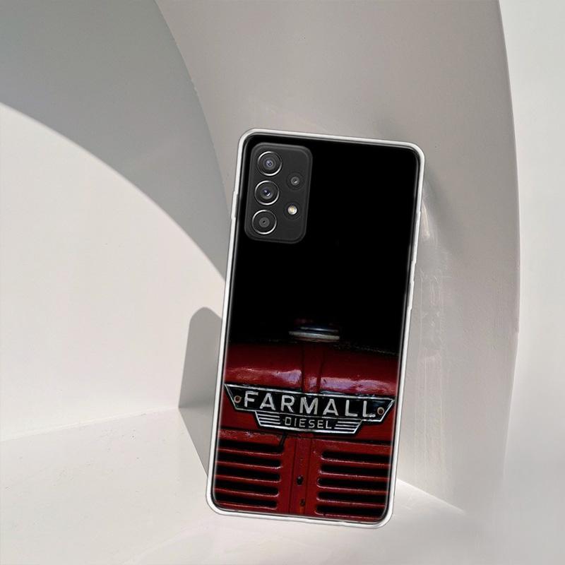 T-Traktor Bauernhof Handyhülle Für Samsung A15 A25 A35 A55 Galaxy A12 A22 A32 A52S A72 A05S A02S A42 J6 J4 A6 A7 A8 A90 A80 J8 A9 Cov