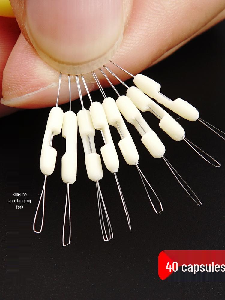 Silicone Anti-Tangle Fishing Line Hook Divider & Splitter