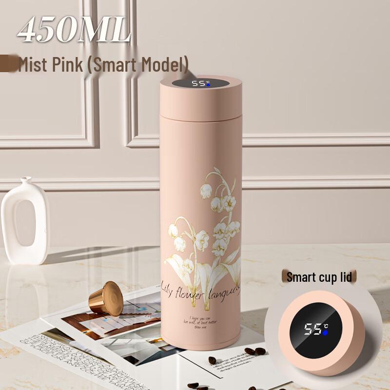 Smart Temperature Display Insulated Water Bottle Gift Set