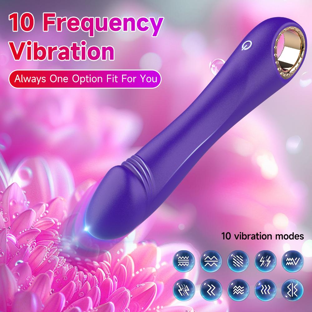 Powerful Dildo G-spot Vibrator 10 Modes Vagina Clitoris Stimulator Massarger Orgasm Stick Sex Toys Shop For Women Female Adults