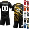 Personalised Shirts Kit Mens Girls With Name Number Custom Football Jerseys For Boys Training Suit