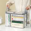 Foldable Book Box Student Dormitory Classroom Book Organizer Transparent Waterproof Household Book Organizing Storage Box