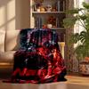 Tanjiro Custom Flannel Blankets Soft Warm Cozy Throws for Home Decor Holiday Gifts