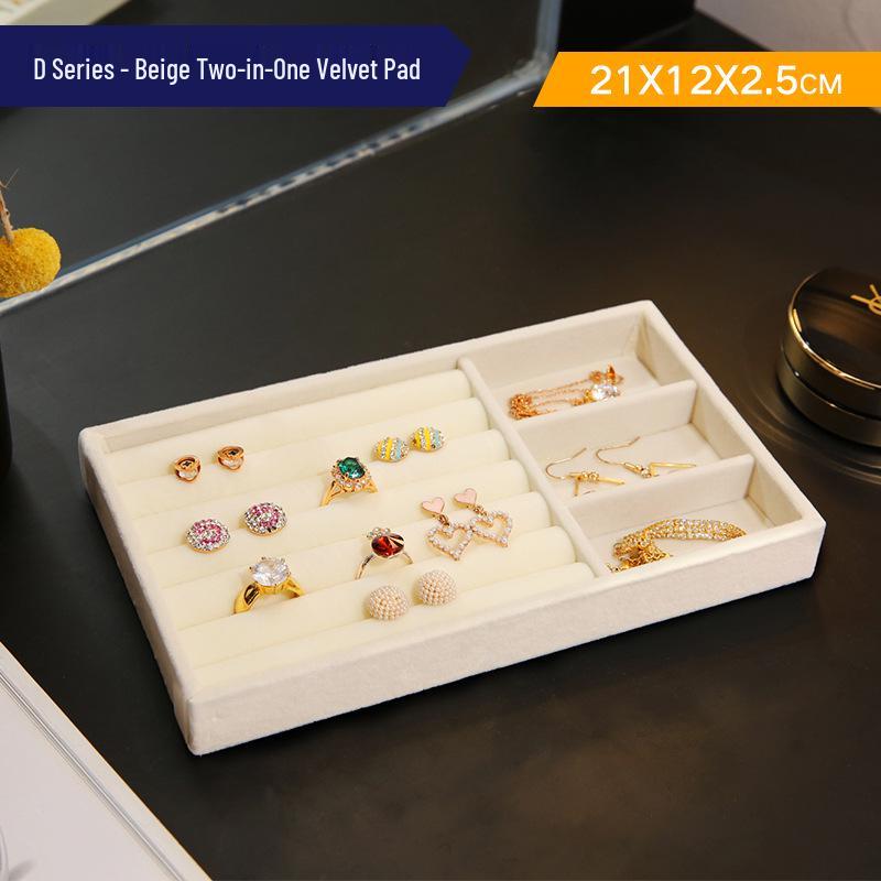 Large Transparent Jewelry Storage Box with Multi-Compartment Display for Necklaces, Earrings, Lipsticks, and Studs