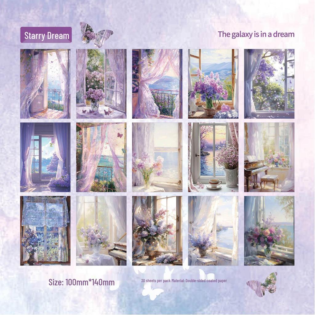 Scenic Paper for DIY Window Collage & Ita-bag Decor