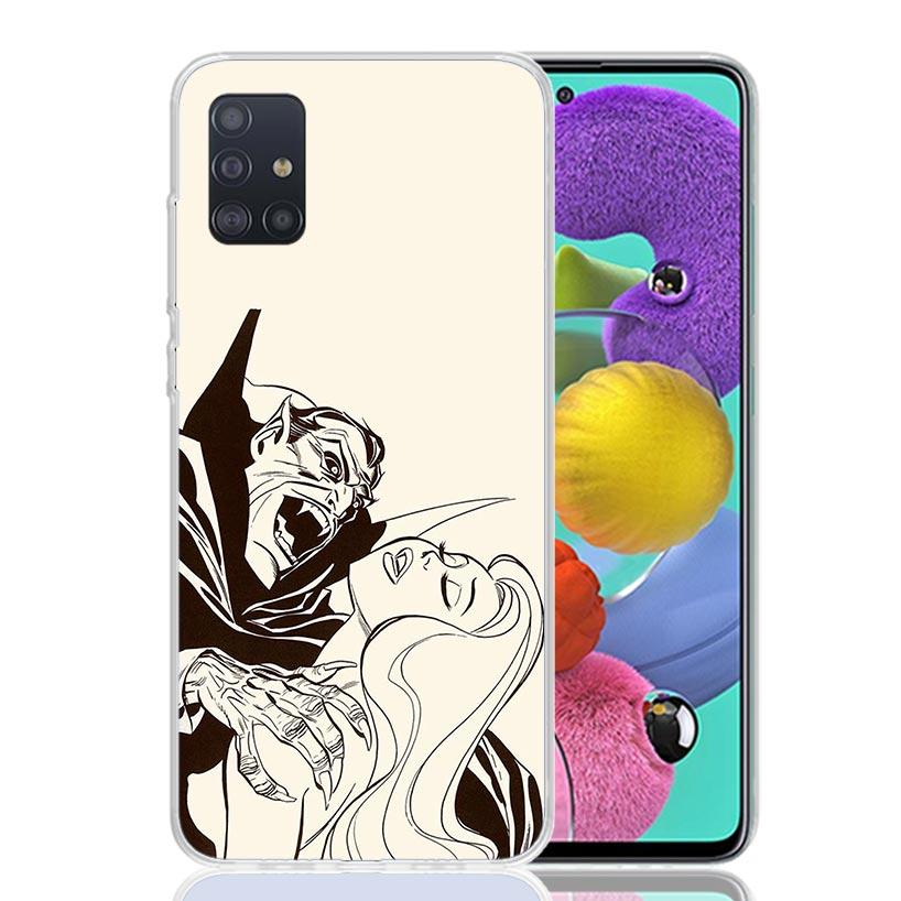 Gothic Vampire Scarlet Art Phone Case for Samsung Galaxy A52 A51 A50S A12 A22 A32 A72 A10S A30S A31 A71 Note 20 Ultra 10 Plus S1