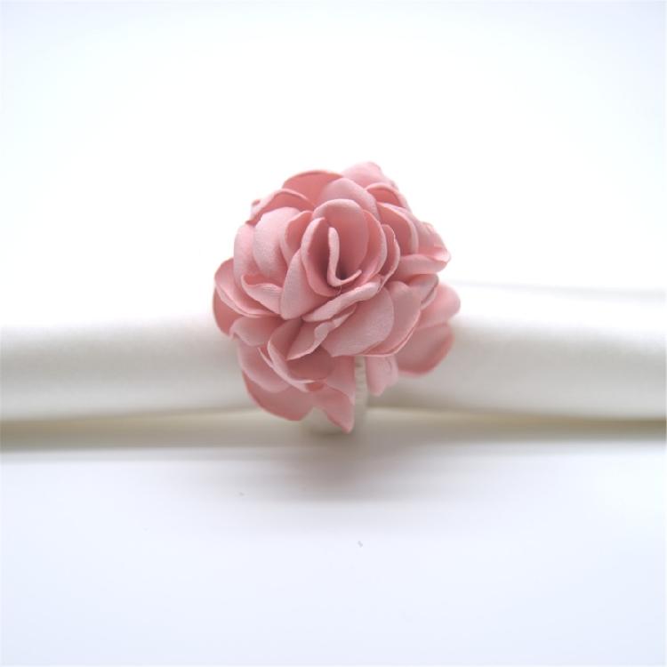 Fabric Flower Serviettes Rings Perfect for Party Gatherings and Celebration
