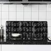 1/2/4PCS Aluminum Foil Kitchen Cooking Oil Splash Guard Gas Stove Heat Burn Proof Board Splatter Protection Screen Cover Anti