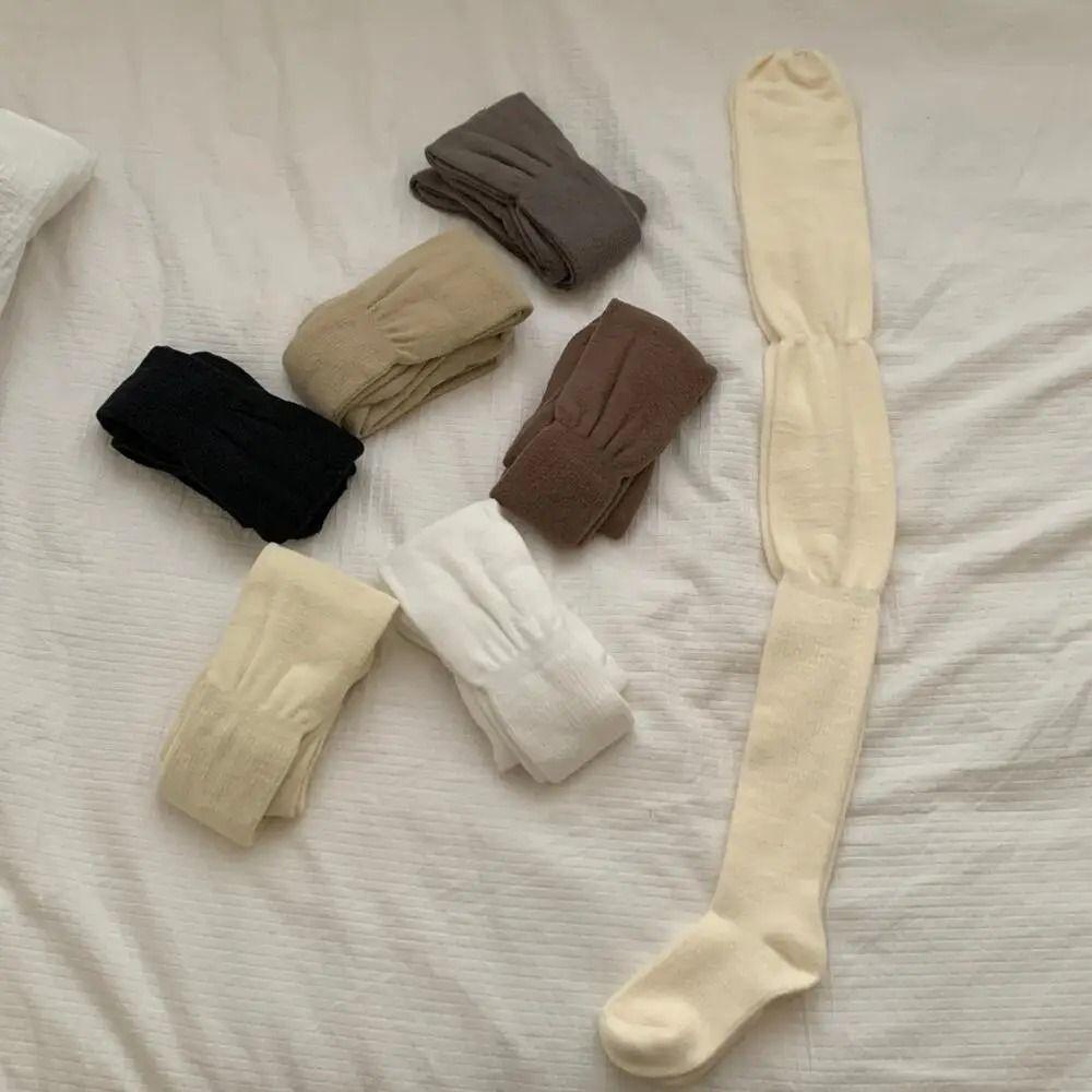 Milk White Warm Stockings Autumn Winter Long Knee Sock Women Long Socks Jk College Accessory
