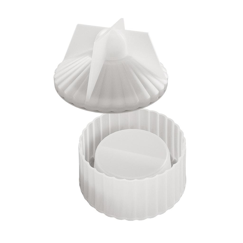 Candle Jar Silicone Mold Gypsum Cement Resin Mould Succulent Flowerpots Molds