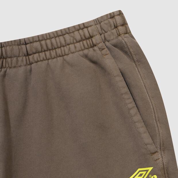 UMBRO Hbl Garment Dyed Graphic Wide Straight Sweatpants Brown (Uq323Cfp98)
