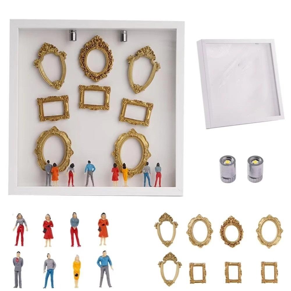 Caja de Sombras Creativa para Conservar Recuerdos Marco de Fotos Miniatura DIY Regalo de San Valentín