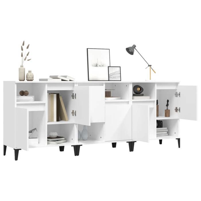 Buffet - Maison Exclusive - Blanc - 60x35x70 cm - Bois d'ingénierie