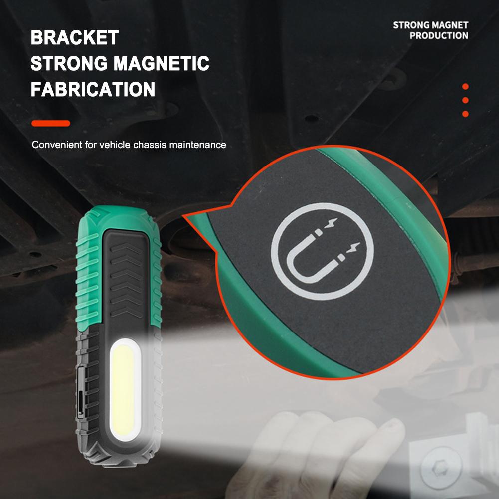 Inspection COB Flashlight USB Charging Car Repair Working Lights Portable Super Bright Torch for Outdoor Camping Use