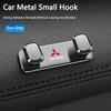 Car Headrest Hook Hanger for Mitsubishi Compatible with All Models Pajero Outlander Lancer Eclipse Cross Metal Storage Holder Ca MA8