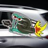 Classic Design Funny PSSHH Snail Turbo Stickers Vinyl Motorcross CarDecal Reflec Racing Stickers Decorate for Car Sticker