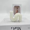 Handmade Geometric Scented Candle Ornaments: Smokeless Fragrance Gift Set with Essential Oil for Birthdays & Home Décor