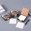 Leather Animals Gem Art Sticky Note Holder Gem Painting Memo Pad Holder Mosaic Kit Diamond Art Note Box with 160 Sheets of Paper