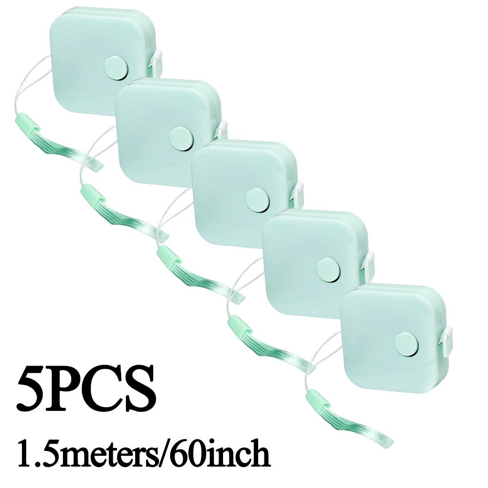 Mini Tape Measure Double Scale Ruler Plastic Roll Tape Accurate Measurement for Weight Loss Body Measurement Sewing Tailor Craft