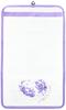 LANCOUTURE Glitzerstoff Schulrucksackhülle mit Lila (LL) Pailletten, RLC5-3300,
