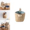 Stylish Cotton Linen Wall Hanging Mini Storage Basket For Kids Toy Sundries Organizer
