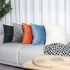 Pack of 2 Velvet Plaid Throw Pillows Sofa Decorative Pillow Covers Soft Solid Cushion Case for Bedroom Car Outdoors
