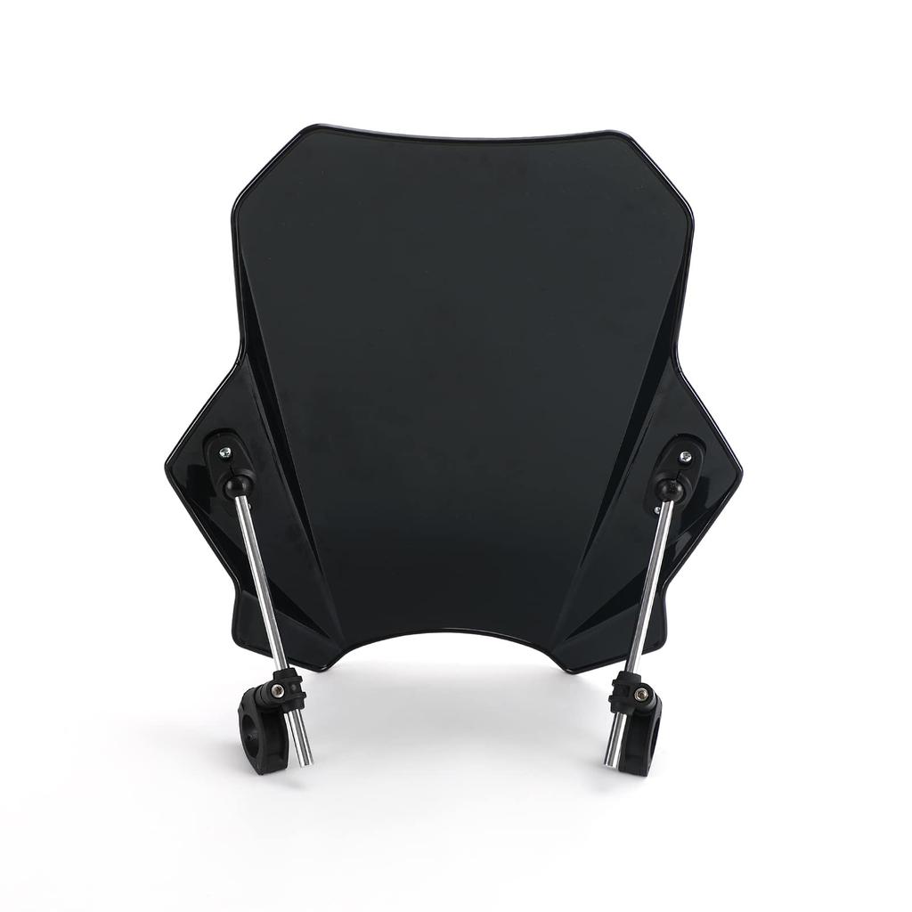 VIPIH Windshield Motorcycle Screen Adjustable Universal Screen Scooter Extension Screen Windshield Windscreen Easy To Install Windshield Windscreen