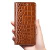 Für Samsung S24 S25 Krokodilmuster Echte Lederhülle Für Samsung S20 S21 S22 S23 S30 FE Lite Plus Ultra Klappbörsen-Hülle