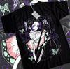 Shinobu Kocho TShirt Demon Slayer Kimetsu No Yaiba Design Anime TShirt Black