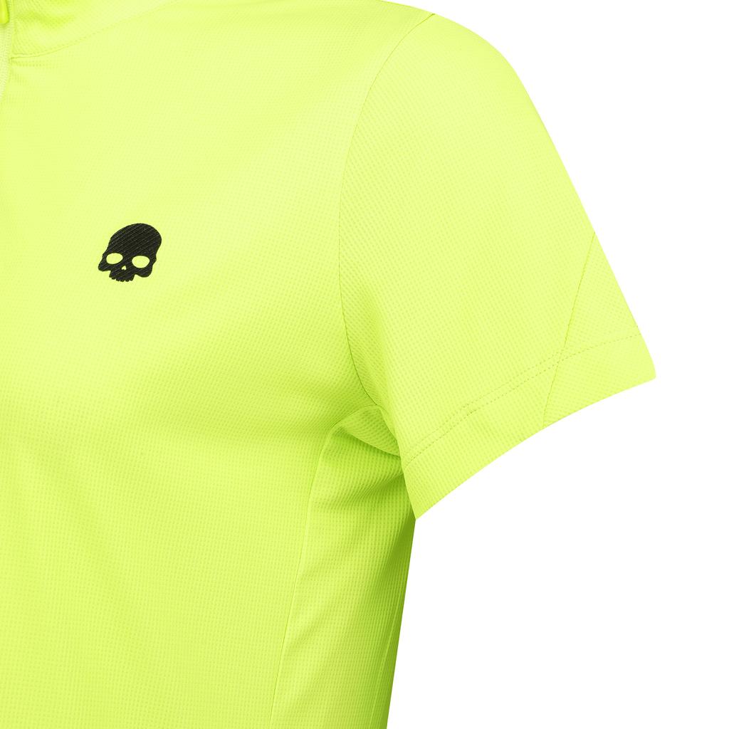 HYDROGEN Women'S Smartdry Short Sleeve Half-Zip Tee