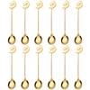 12pcs Gold Star Moon Spoon Fork Dinnerware 304 Stainless Steel Eid Mubarak Ramadan Islam Muslim Home Party Decoration Tableware